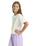 The Roxy Girls Girls Daisyloose Beach T-Shirt in Coconut Milk