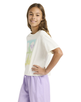 The Roxy Girls Girls Daisyloose Beach T-Shirt in Coconut Milk