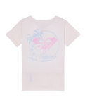 The Roxy Girls Girls Regular Lily Night Vintage T-Shirt in Coconut Milk