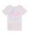 The Roxy Girls Girls Regular Lily Night Vintage T-Shirt in Coconut Milk