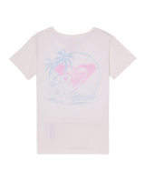 The Roxy Girls Girls Regular Lily Night Vintage T-Shirt in Coconut Milk