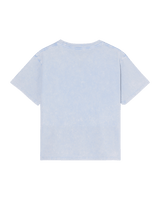 The Roxy Girls Girls Eve Oversized Washed T-Shirt in Cerulean