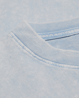 The Roxy Girls Girls Eve Oversized Washed T-Shirt in Cerulean