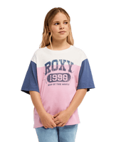 The Roxy Girls Girls Snow Starlight T-Shirt in Coconut Milk