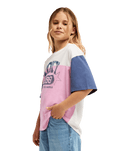 The Roxy Girls Girls Snow Starlight T-Shirt in Coconut Milk