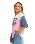 The Roxy Girls Girls Snow Starlight T-Shirt in Coconut Milk