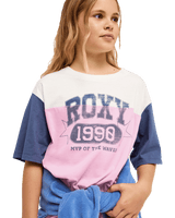 The Roxy Girls Girls Snow Starlight T-Shirt in Coconut Milk
