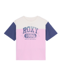 The Roxy Girls Girls Snow Starlight T-Shirt in Coconut Milk