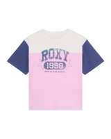 The Roxy Girls Girls Snow Starlight T-Shirt in Coconut Milk