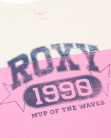 The Roxy Girls Girls Snow Starlight T-Shirt in Coconut Milk