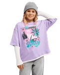 The Roxy Girls Girls Rain Falls Long Sleeve T-Shirt in Viola