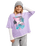 The Roxy Girls Girls Rain Falls Long Sleeve T-Shirt in Viola