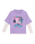 The Roxy Girls Girls Rain Falls Long Sleeve T-Shirt in Viola