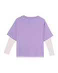 The Roxy Girls Girls Rain Falls Long Sleeve T-Shirt in Viola