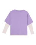 The Roxy Girls Girls Rain Falls Long Sleeve T-Shirt in Viola
