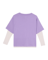 The Roxy Girls Girls Rain Falls Long Sleeve T-Shirt in Viola