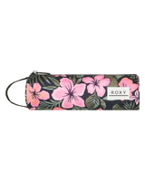 The Roxy Time To Party Pencil Case in Anthracite Wind Swept Floral