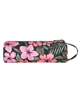 The Roxy Time To Party Pencil Case in Anthracite Wind Swept Floral