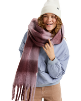 The Roxy Womens Cute Blush Scarf in Nirvana Be Bold Plaid