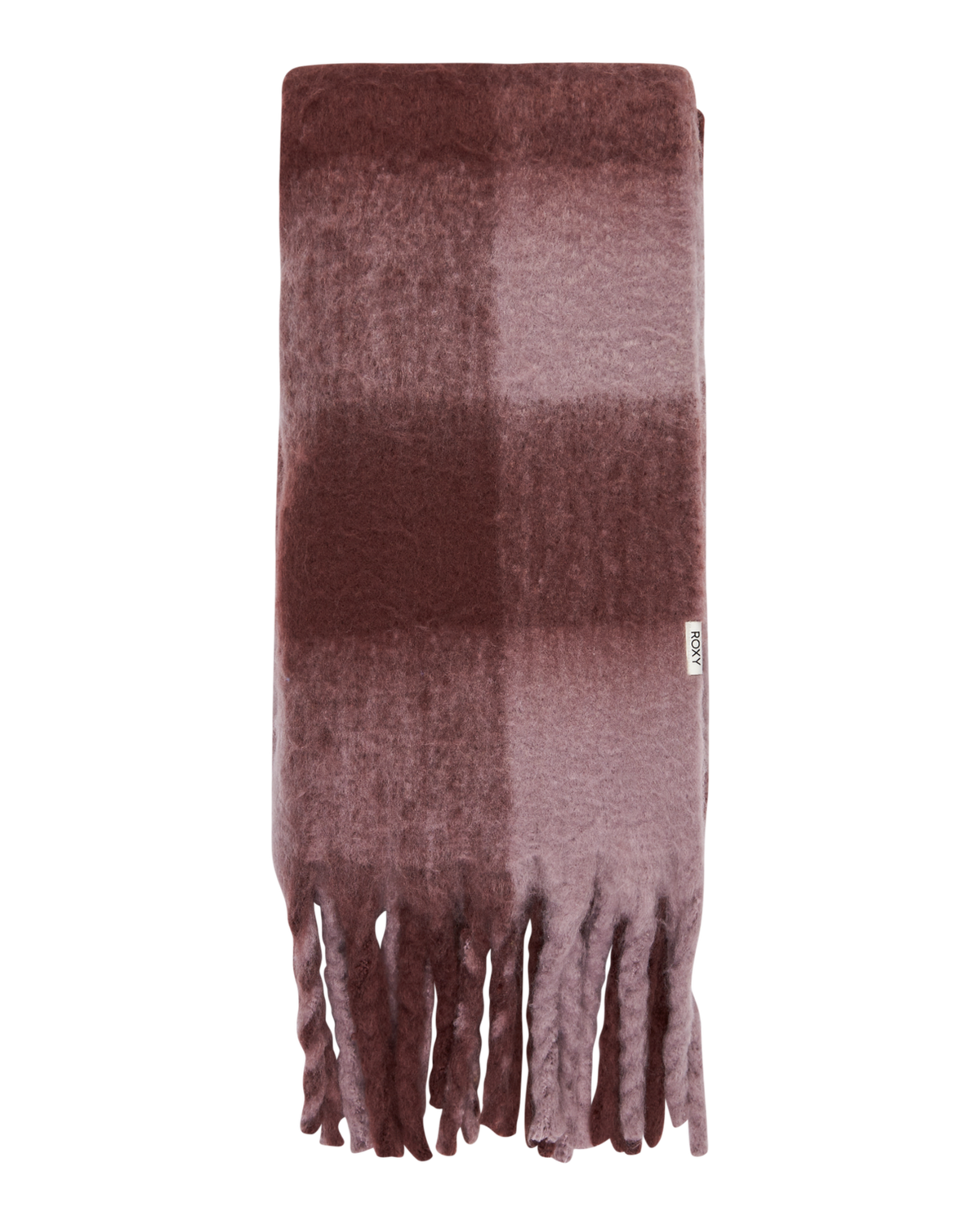 The Roxy Womens Cute Blush Scarf in Nirvana Be Bold Plaid