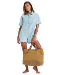 The Roxy Misty Cove Beach Bag in Lark