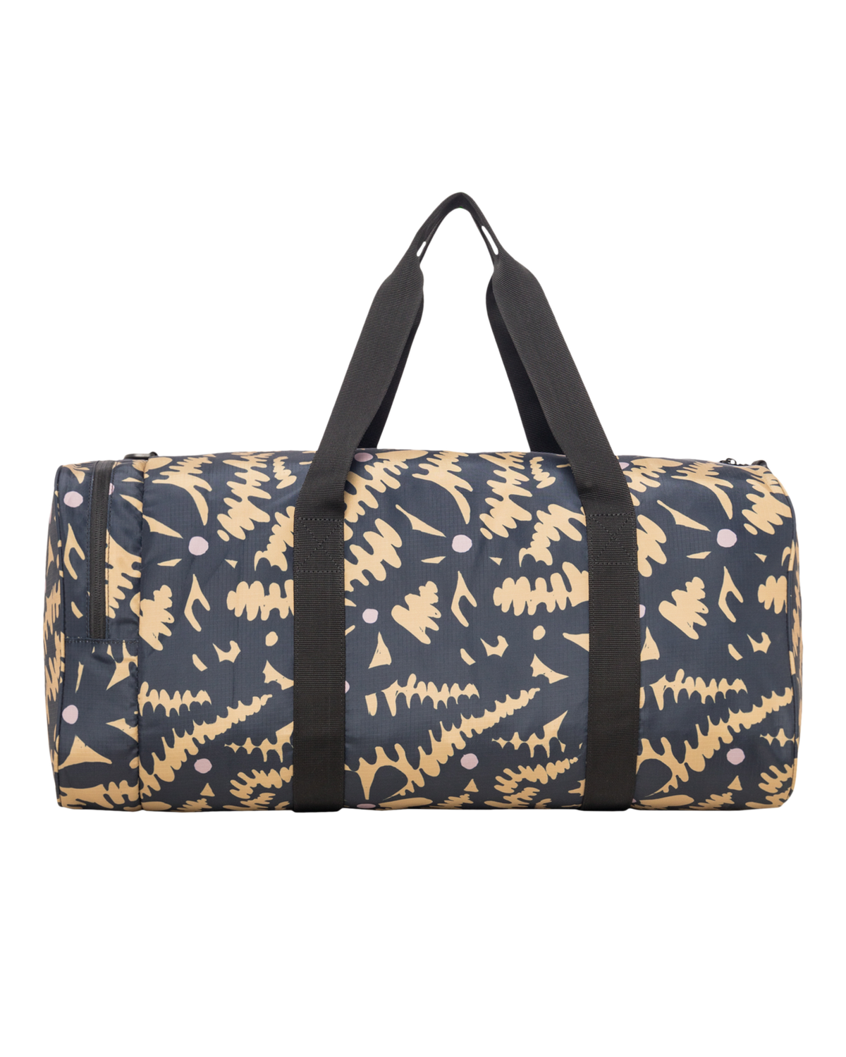 The Roxy Warm Notes Duffel Bag in Anthracite Big Flowers