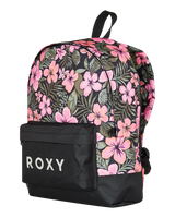 The Roxy Sugar Baby Bottle Backpack in Anthracite Wind Swept Floral