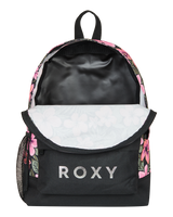 The Roxy Sugar Baby Bottle Backpack in Anthracite Wind Swept Floral