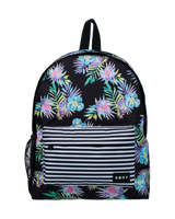 The Roxy Sugar Baby Backpack in Anthracite Aquarella Active Rg