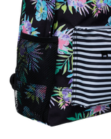 The Roxy Sugar Baby Backpack in Anthracite Aquarella Active Rg