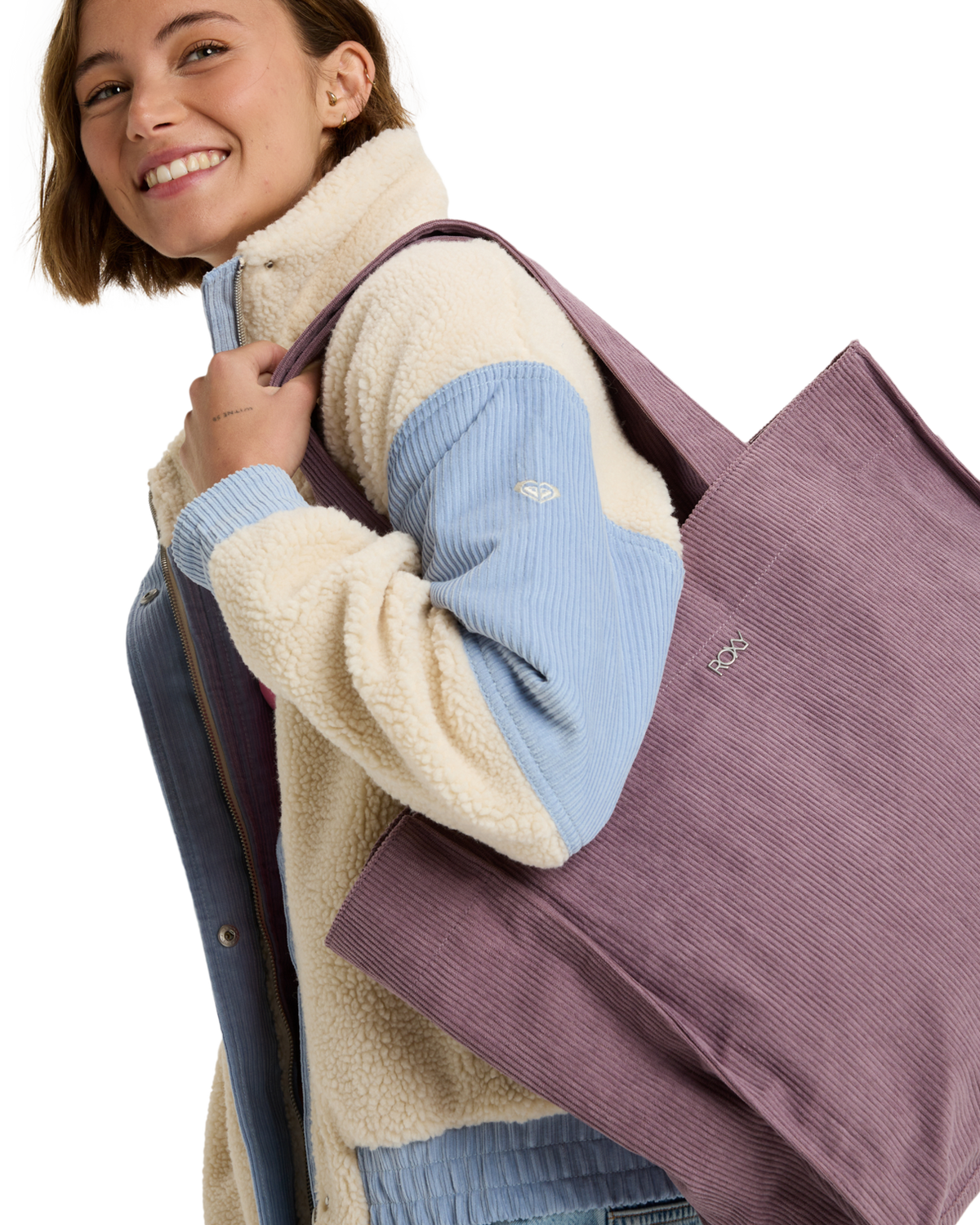 The Roxy Feeling Vibes Beach Bag in Nirvana