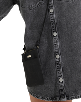 The Roxy Womens Paradise Finder Phone Bag in Anthracite