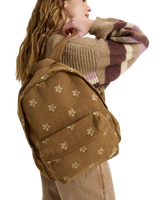 The Roxy Feeling Embroidery Backpack in Woodsmoke