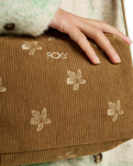 The Roxy Womens Feeling Embroidery Crossbody Bag in Woodsmoke