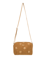 The Roxy Womens Feeling Embroidery Crossbody Bag in Woodsmoke