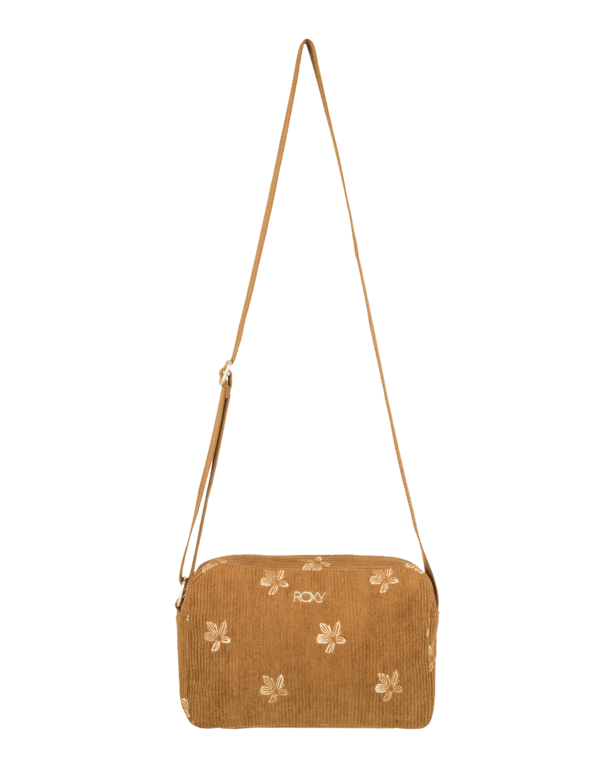The Roxy Womens Feeling Embroidery Crossbody Bag in Woodsmoke