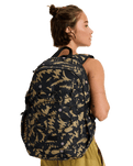 The Roxy JayJay Active Backpack in Anthracite Big Flowers