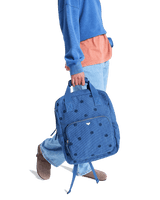 Feeling Embroidered Backpack in Dutch Blue