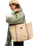 The Roxy Electric Flow Sherpa Tote Bag in Pebble