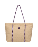 The Roxy Electric Flow Sherpa Tote Bag in Pebble