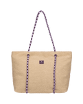 The Roxy Electric Flow Sherpa Tote Bag in Pebble