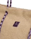 The Roxy Electric Flow Sherpa Tote Bag in Pebble
