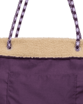 The Roxy Electric Flow Sherpa Tote Bag in Pebble