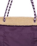 The Roxy Electric Flow Sherpa Tote Bag in Pebble
