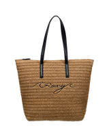 The Roxy In The Tropics Tote Bag in Parchment