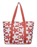 Gold Dust Girl Beach Bag in Ginger Spice Flora