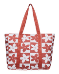 Gold Dust Girl Beach Bag in Ginger Spice Flora