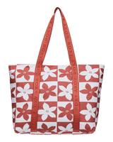 Gold Dust Girl Beach Bag in Ginger Spice Flora
