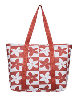 Gold Dust Girl Beach Bag in Ginger Spice Flora