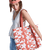 Gold Dust Girl Beach Bag in Ginger Spice Flora